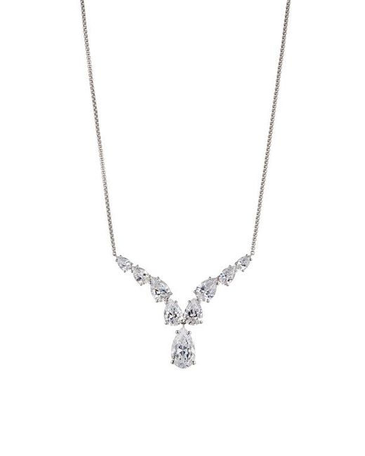 Nadri Shine On Pear Cubic Zirconia Pendant Necklace in at