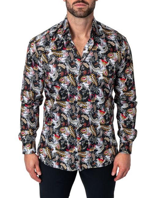 Maceoo Fibonacci Fairytale Regular Fit Cotton Button-Up Shirt in at