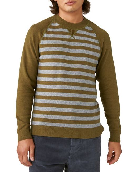 Lucky Brand Cloud Soft Stripe Raglan Sweater in at