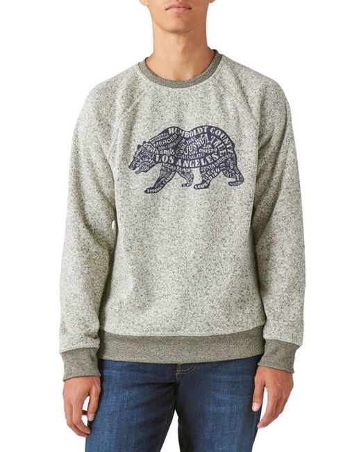 Lucky Brand California Bear Raglan Sweatshirt in at