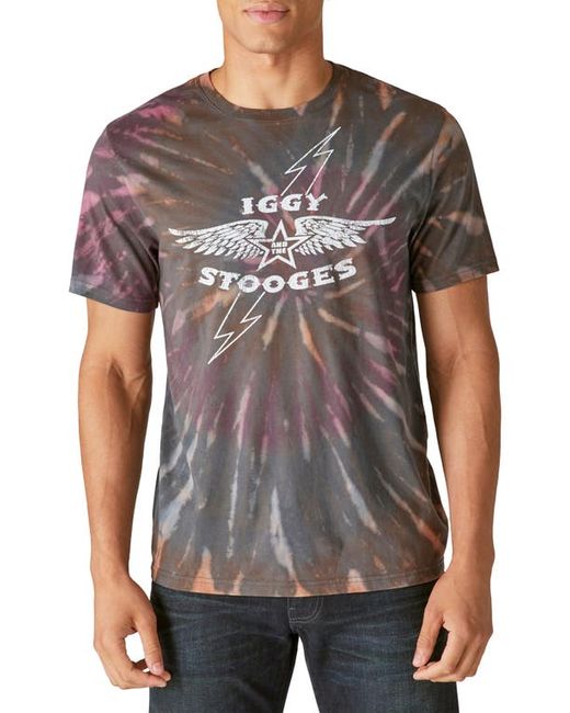 Lucky Brand Iggy Pop Tie Dye Graphic Tee in at