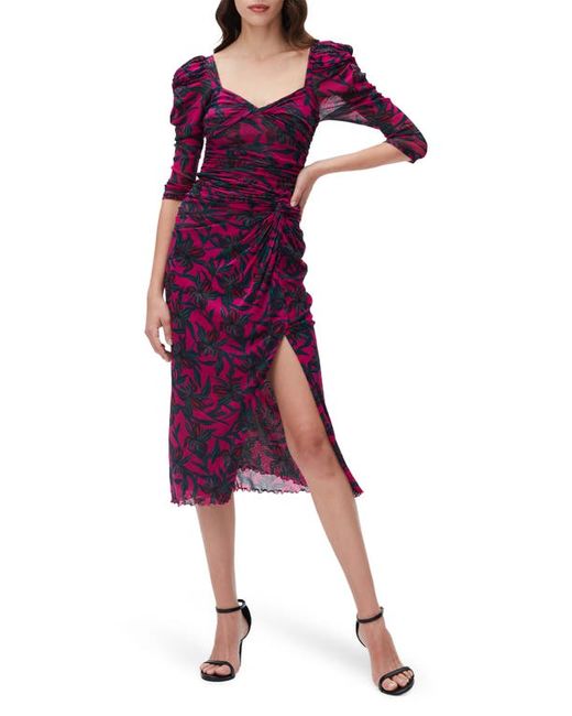 Dvf Bettina Ruched Dress in at