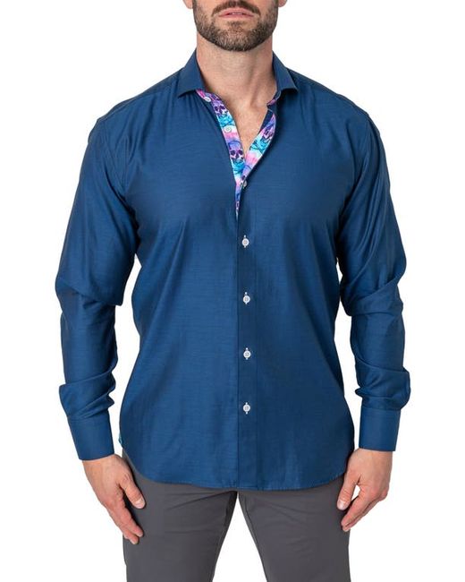 Maceoo Einstein Grooves Contemporary Fit Button-Up Shirt at