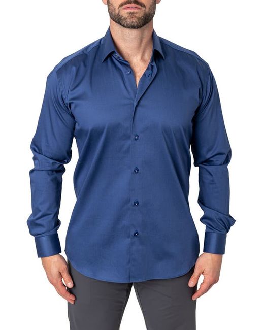 Maceoo Fibonacci Storm Regular Fit Button-Up Shirt at