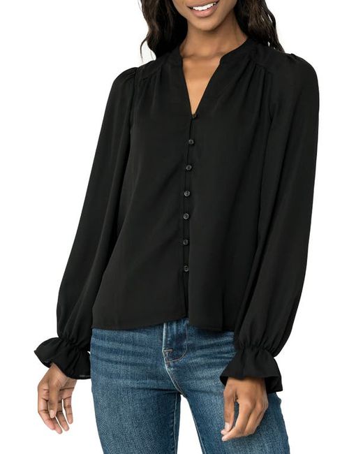 Gibsonlook Ruffle Sleeve Blouse in at