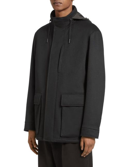 Z Zegna Oasi Elements Padded Cashmere Jacket in at