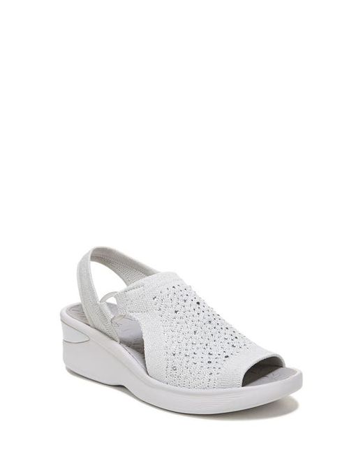 Bzees Star Bright Knit Wedge Sandal in at