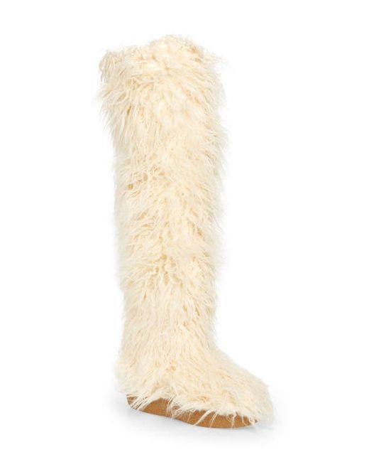Jeffrey Campbell Fluffy Faux Fur Over the Knee Boot in at