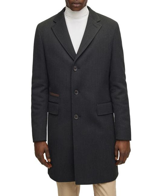 Boss Hyde Layered Coat with Bib Insert in at