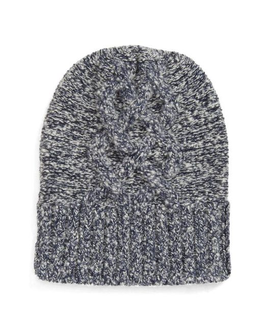 Loro Piana Snow Wander Cashmere Cable Knit Beanie in at