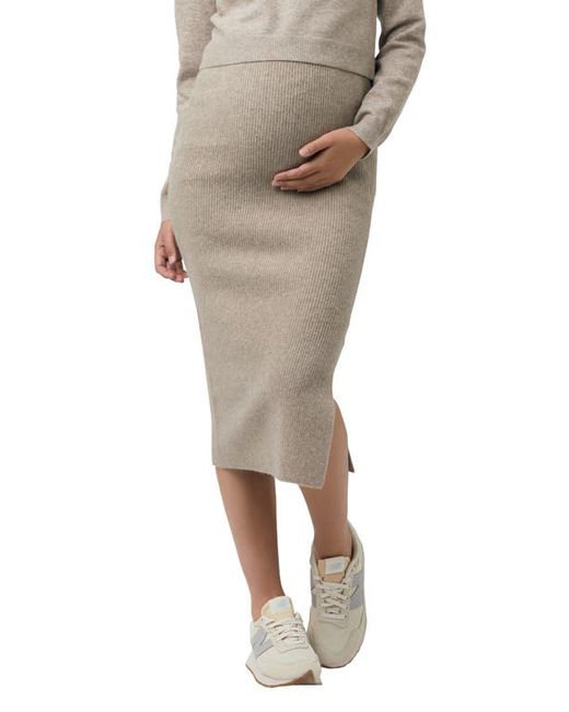 Ripe Maternity Dani Rib Stitch Maternity Skirt in at