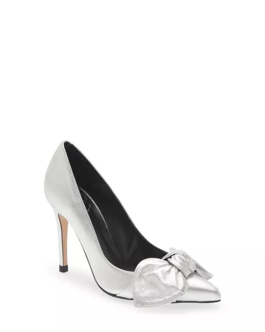 Ted Baker London Ryal Metallic Bow Court Pump in at