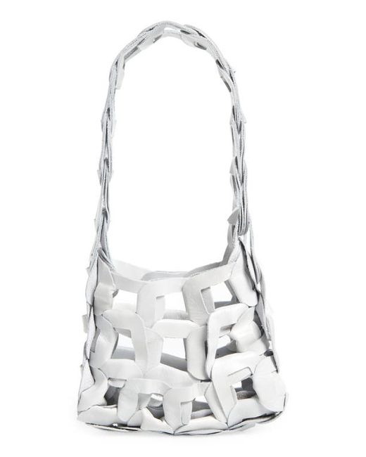 Sc103 Mini Links Leather Tote in at