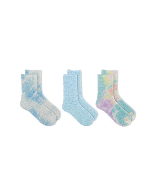 K Bell Socks 3-Pack Plush Slipper Socks in at