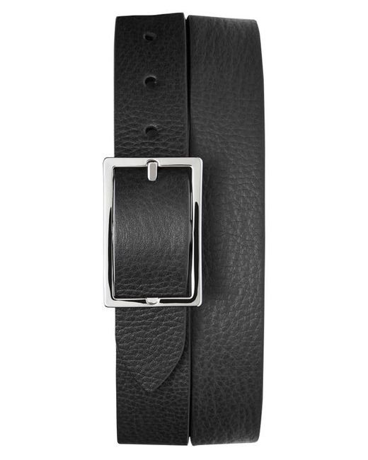 Shinola Reversible Leather Belt in Walnut at