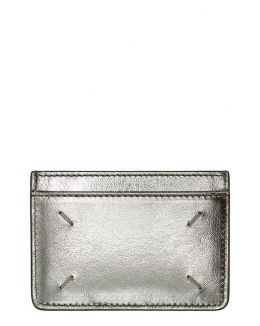 Maison Margiela Four-Stitch Leather Card Case in at