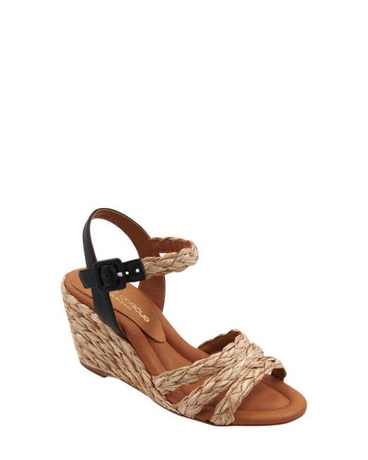 Andre Assous Milena Wedge Sandal in Natural at