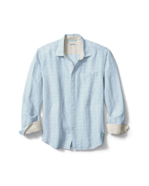 Tommy Bahama Ventana Plaid Jacquard Linen Button-Up Shirt in at