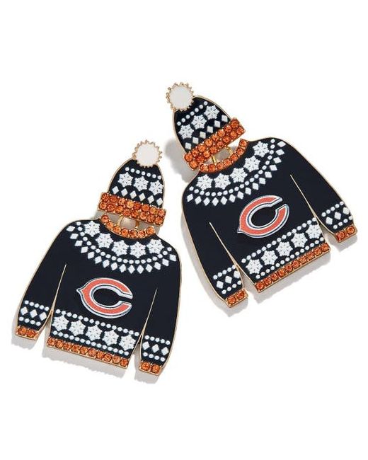 Baublebar Chicago Bears Sweater Earrings in at