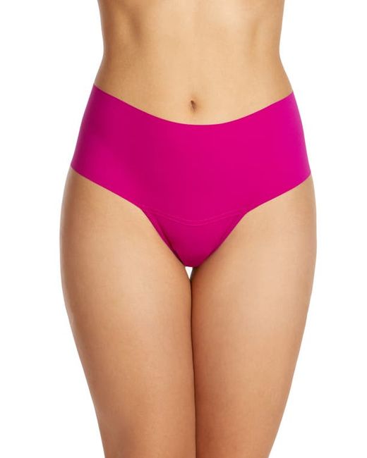 Hanky Panky Breathe High Waist Thong in at