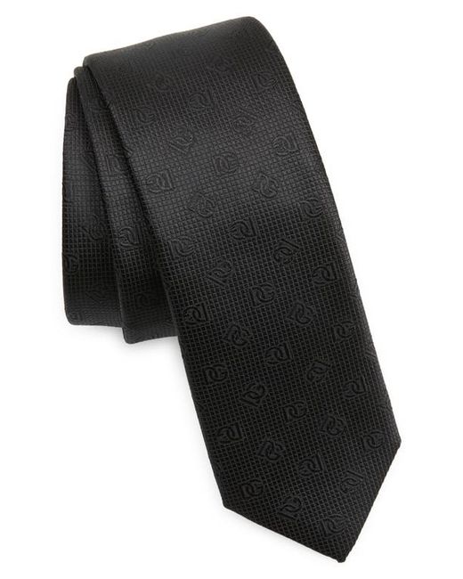 Dolce & Gabbana Logo Jacquard Silk Tie in at