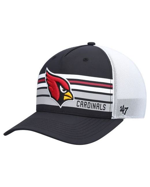 '47 47 White Arizona Cardinals Altitude II MVP Trucker Snapback Hat at One Oz