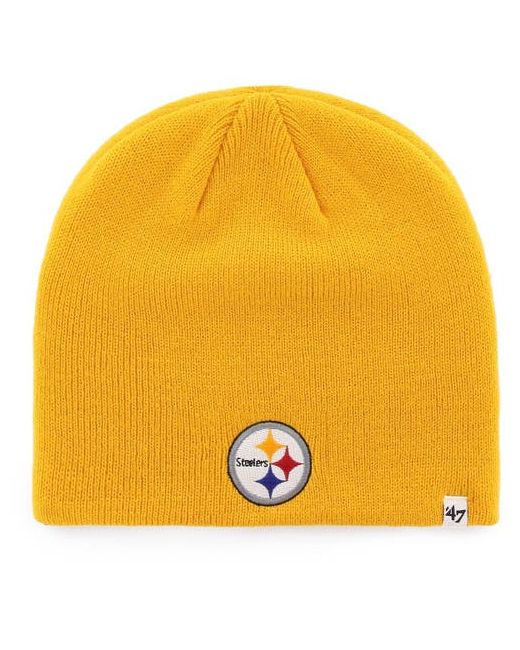 '47 47 Pittsburgh Steelers Secondary Logo Knit Beanie at One Oz