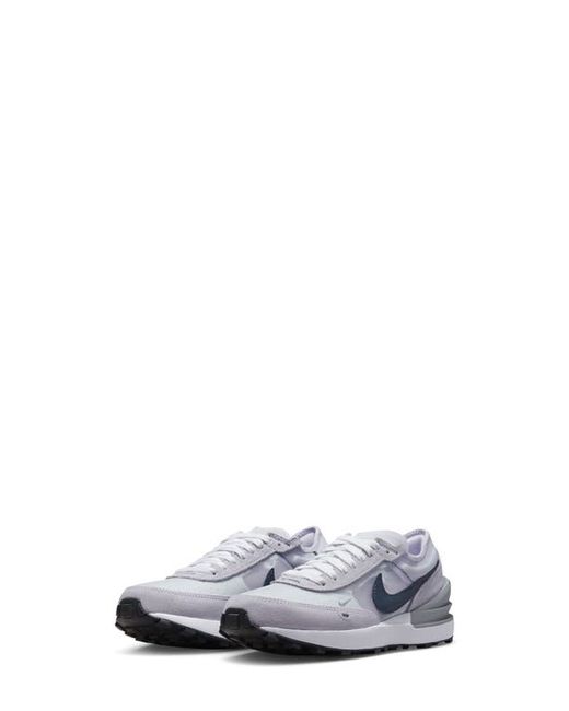 Nike Waffle One Sneaker in Violet/Platinum/Blue at