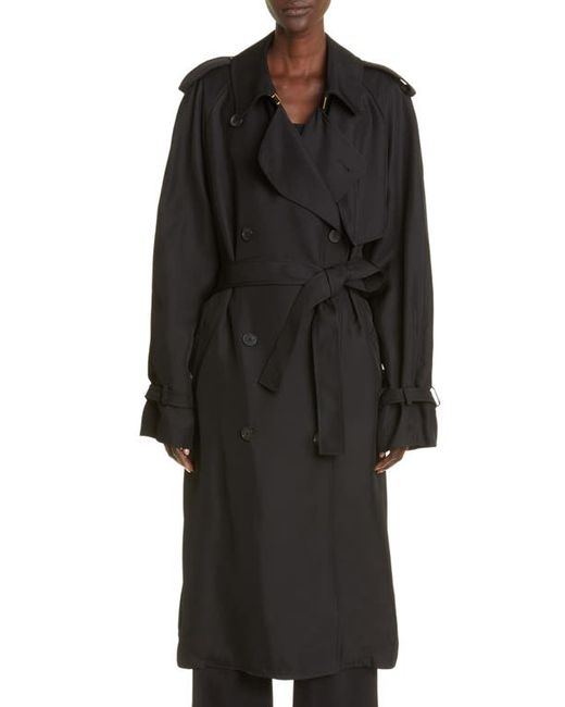 Tom Ford Fluid Twill Trench Coat in at