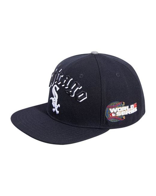 Pro Standard Chicago White Sox 2005 World Series Old English Snapback Hat at One Oz