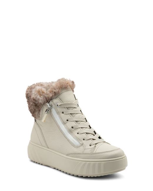 ara Mikayal Faux Fur Lined Lace-Up Boot in at