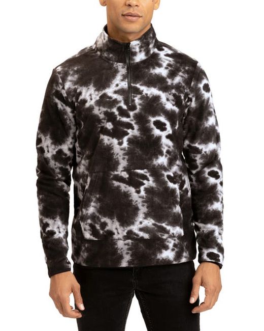 Threads 4 Thought Pershing Atomic Tie Dye Half Zip Pullover in at