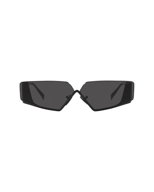 Prada 57mm Rectangular Sunglasses in at