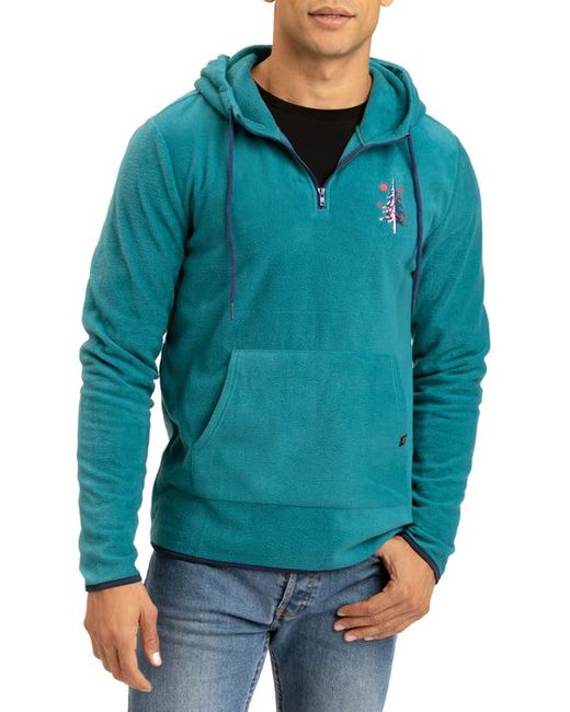 Threads 4 Thought Forest Fleece Half Zip Hoodie in at