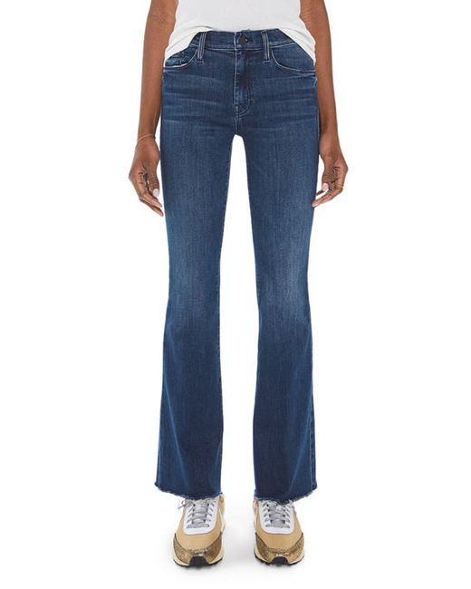 Mother Fray Hem Bootcut Jeans in at