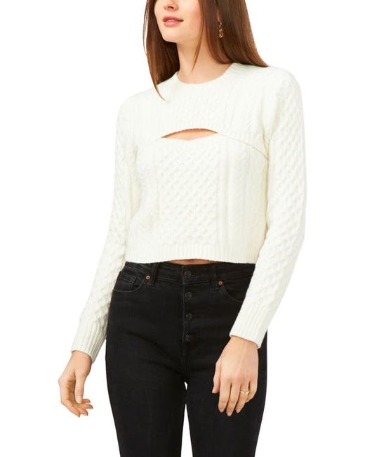 1.State Keyhole Sweater in at