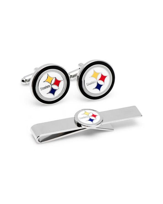 Cufflinks, Inc. Inc. NFL Pittsburgh Steelers Cuff Links and Tie Bar Gift Set in at