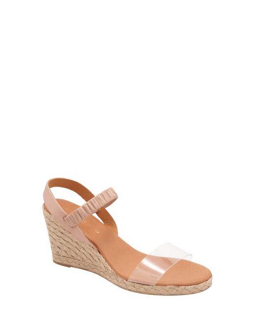 Andre Assous Alberta Wedge Sandal in Clear at