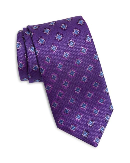 David Donahue Neat Silk Tie in at