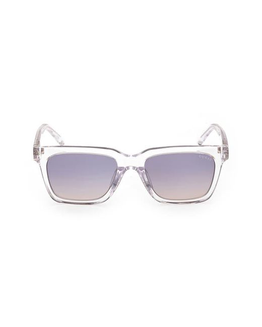 Guess 53mm Square Sunglasses in Crystal Gradient at