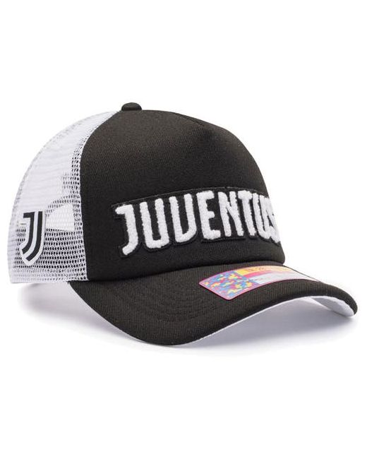 Fan Ink White Juventus Freshman Trucker Snapback Hat at One Oz