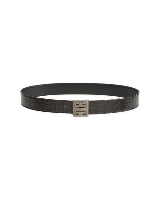 Givenchy 4G Reversible Leather Coated Canvas Belt in at