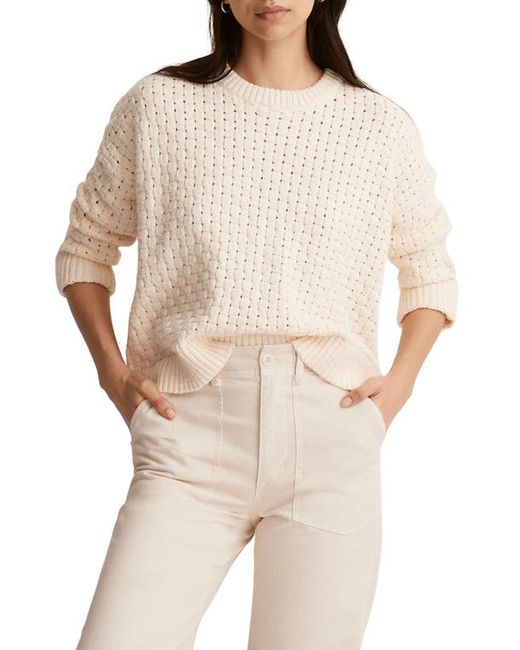 Madewell Basket Weave Stitch Sweater in at