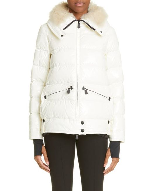 Moncler Grenoble Arabba Down Jacket with Shearling Collar in at