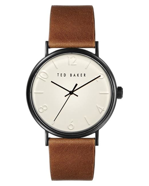 Ted Baker London Phylipa Leather Strap Watch 43mm in at