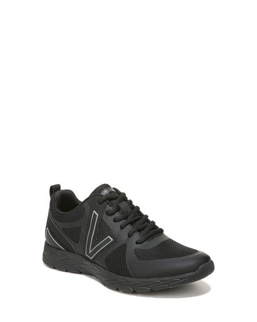 Vionic Miles II Sneaker in Black/Charcoal at