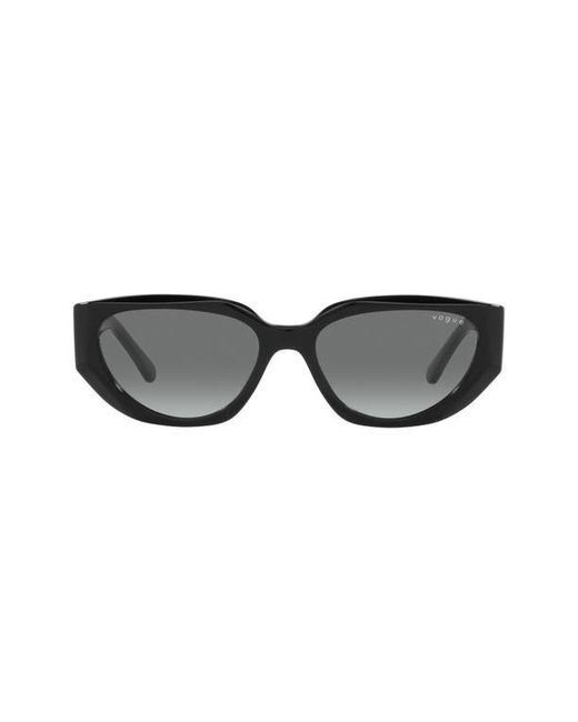 Vogue 52mm Gradient Oval Sunglasses in at