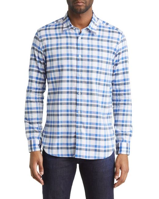 Boss Liam Regular Fit Check Button-Up Shirt in at