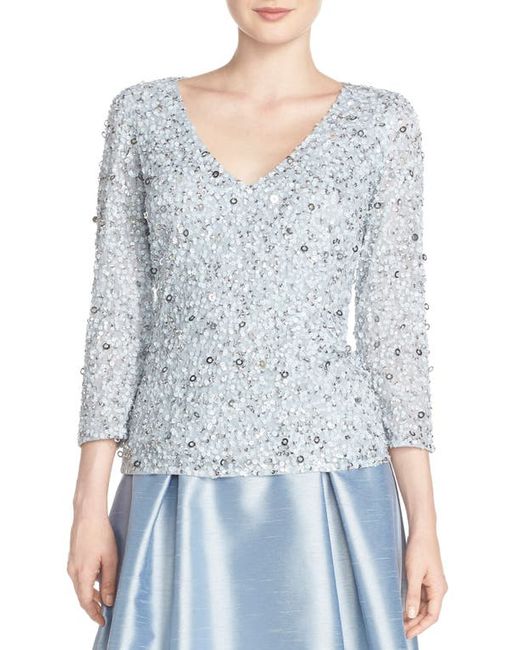 Adrianna Papell Sequin Top in at