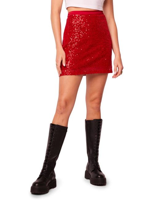 band of the free Disco Diva Sequin Miniskirt in at